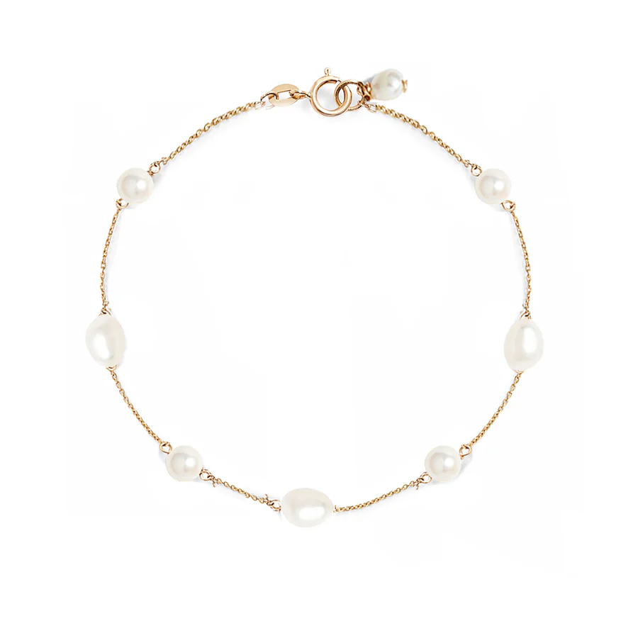Spaced Mixed Pearl Bracelet | Magpie Jewellery