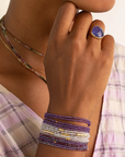 Amethyst Wrap Bracelet | Magpie Jewellery