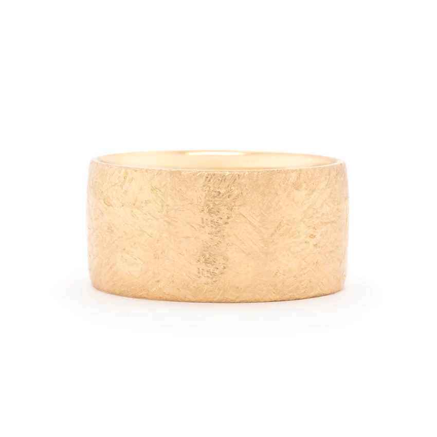 10mm 'Boulder' Cigar Band | Magpie Jewellery