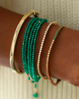 Green Onyx Wrap Bracelet | Magpie Jewellery