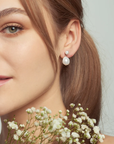 Pearl Baroque Duo Earrings | Magpie Jewellery