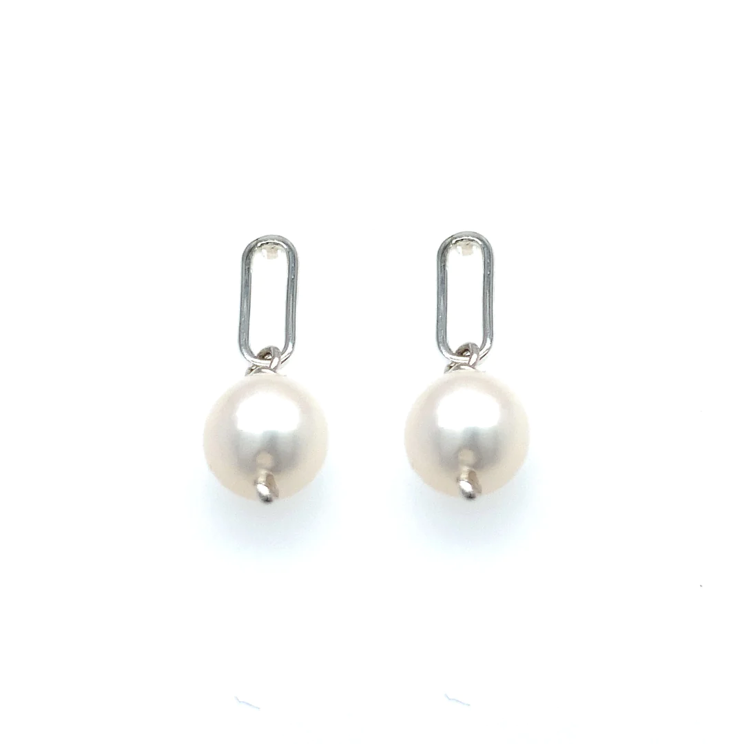 Pearl Chain Earrings | Magpie Jewellery