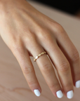 Curved Lotus Band | Magpie Jewellery
