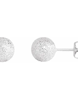 Ball Studs - Silver Sparkle