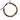 Tiger's Eye Beaded Bracelet with a Bronze Charm Bead Depicting A Compass Rose