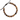 Tiger's Eye Beaded Bracelet with a Bronze Charm Bead Depicting A Skull