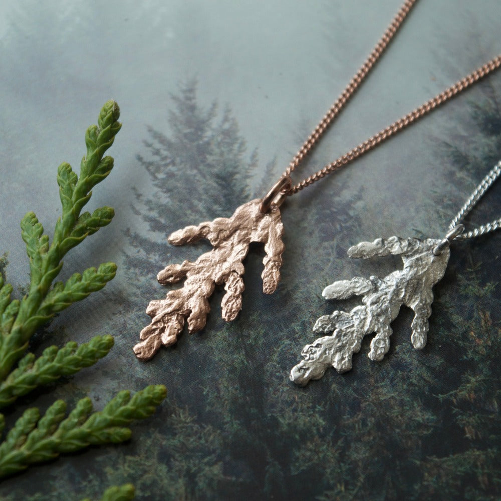 Cedar Pendant Necklace | Magpie Jewellery