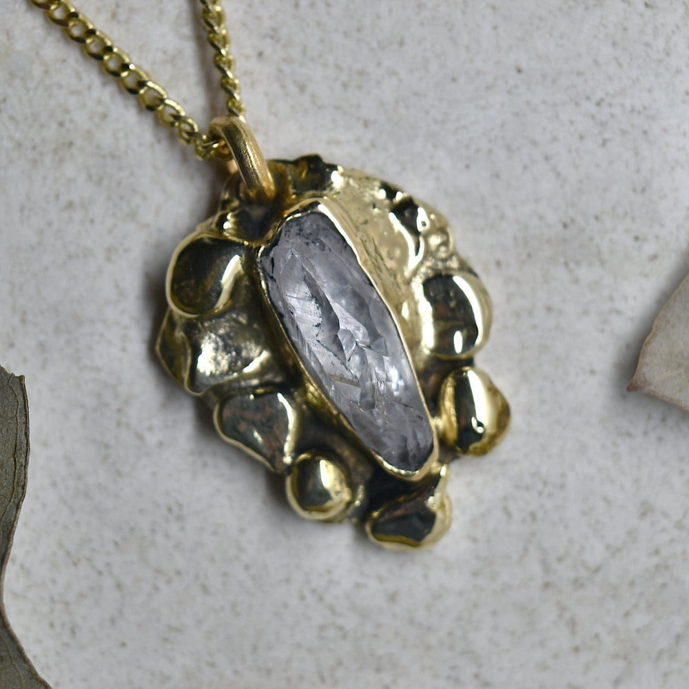 Cobble Quartz Necklace | Magpie Jewellery
