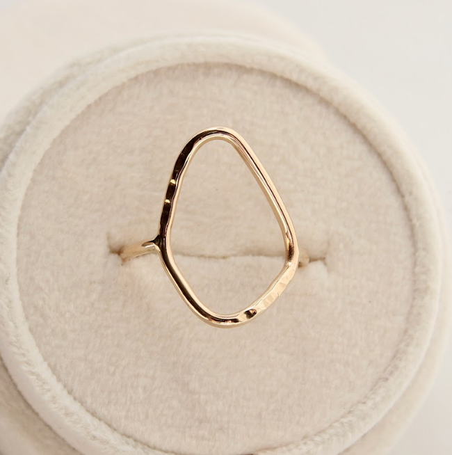 Diamond Shaped Geo IL Ring   | Magpie Jewellery