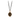 Bronze Necklace with a talisman in the shape of a feather