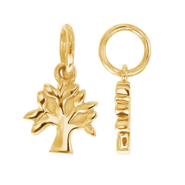 14K Yellow Gold Tree of Life Charm Magpie Jewellery