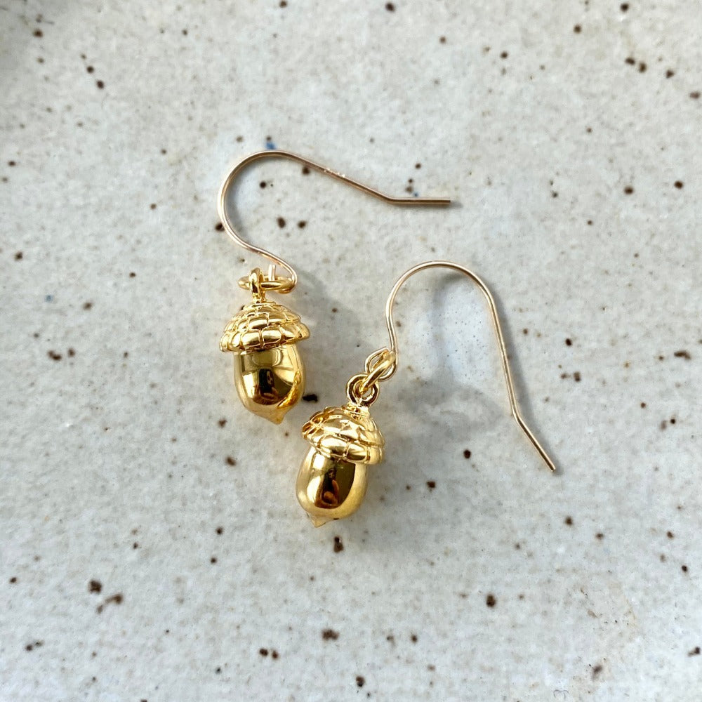Acorn Earrings - Magpie Jewellery