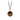 Bronze  Necklace with a talisman depicting a kraken sitting in the sea