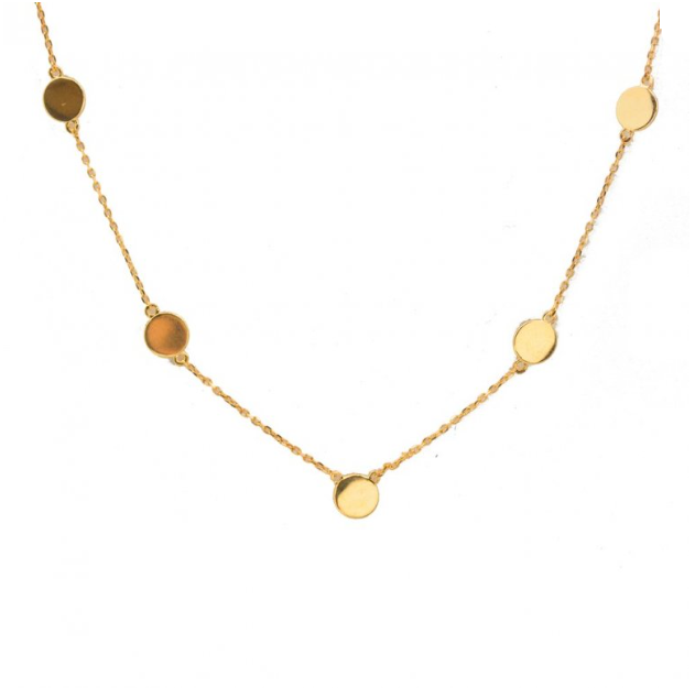 10ky Gold Polka Dot Necklace | Magpie Jewellery