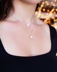 Pearl Necklace with Beaded Chain | Magpie Jewellery