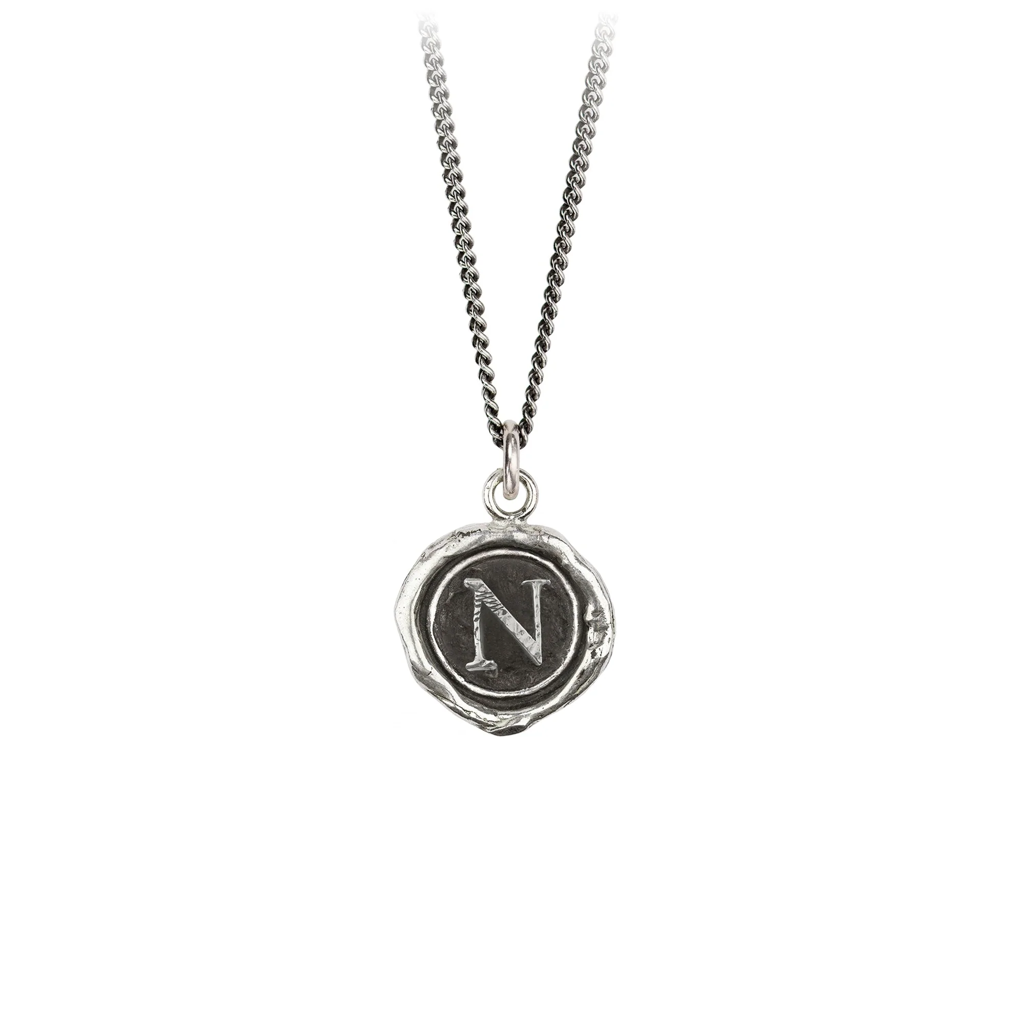 Initial N Talisman Necklace | Magpie Jewellery