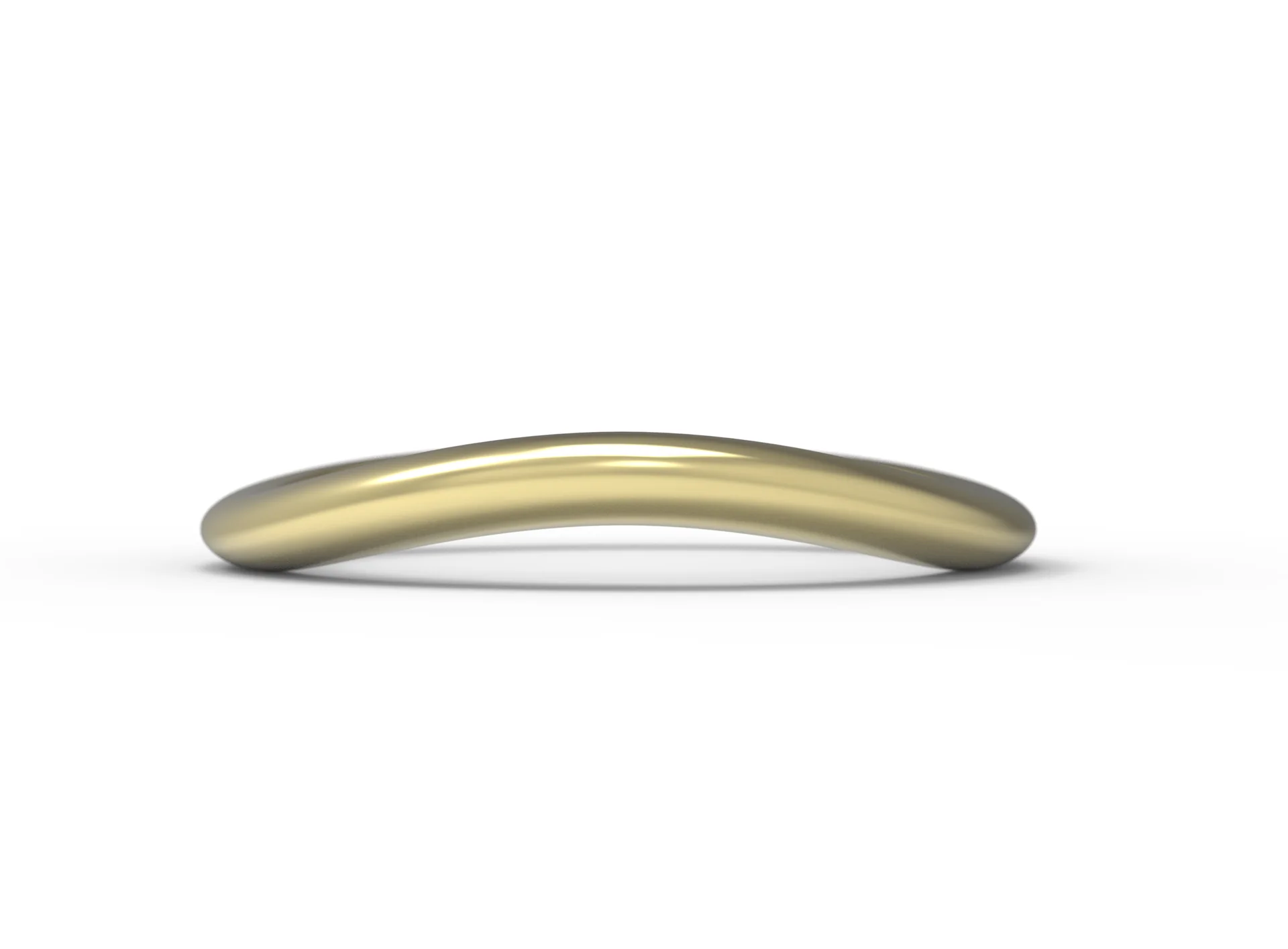 14K Fairmined Gold &#39;Flo&#39; Wave  Band | Magpie Jewellery
