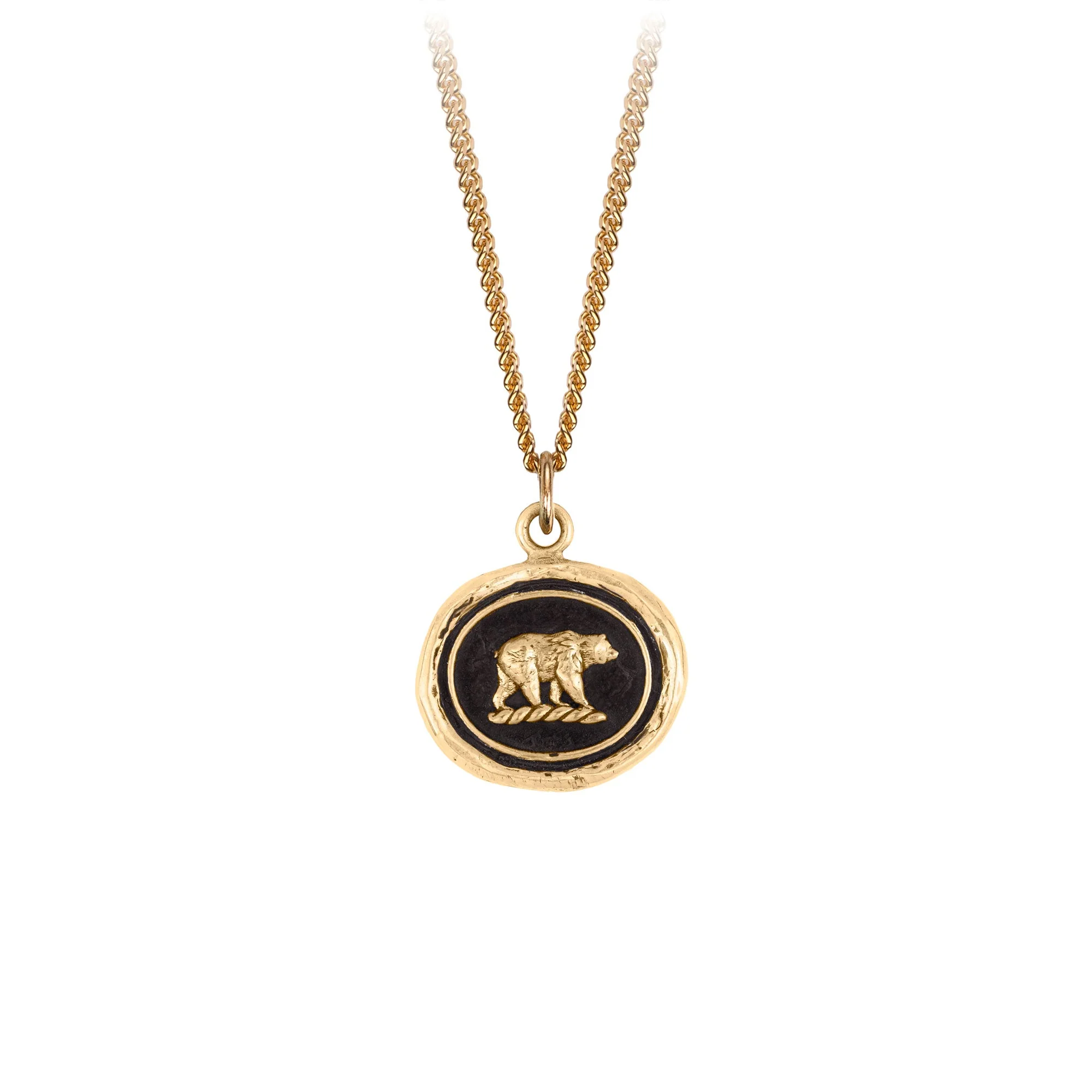 14k Mother Bear Signature Talisman | Magpie Jewellery