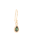 'Boulder' Bezel Pear Gemstone Drop Earrings | Magpie Jewellery
