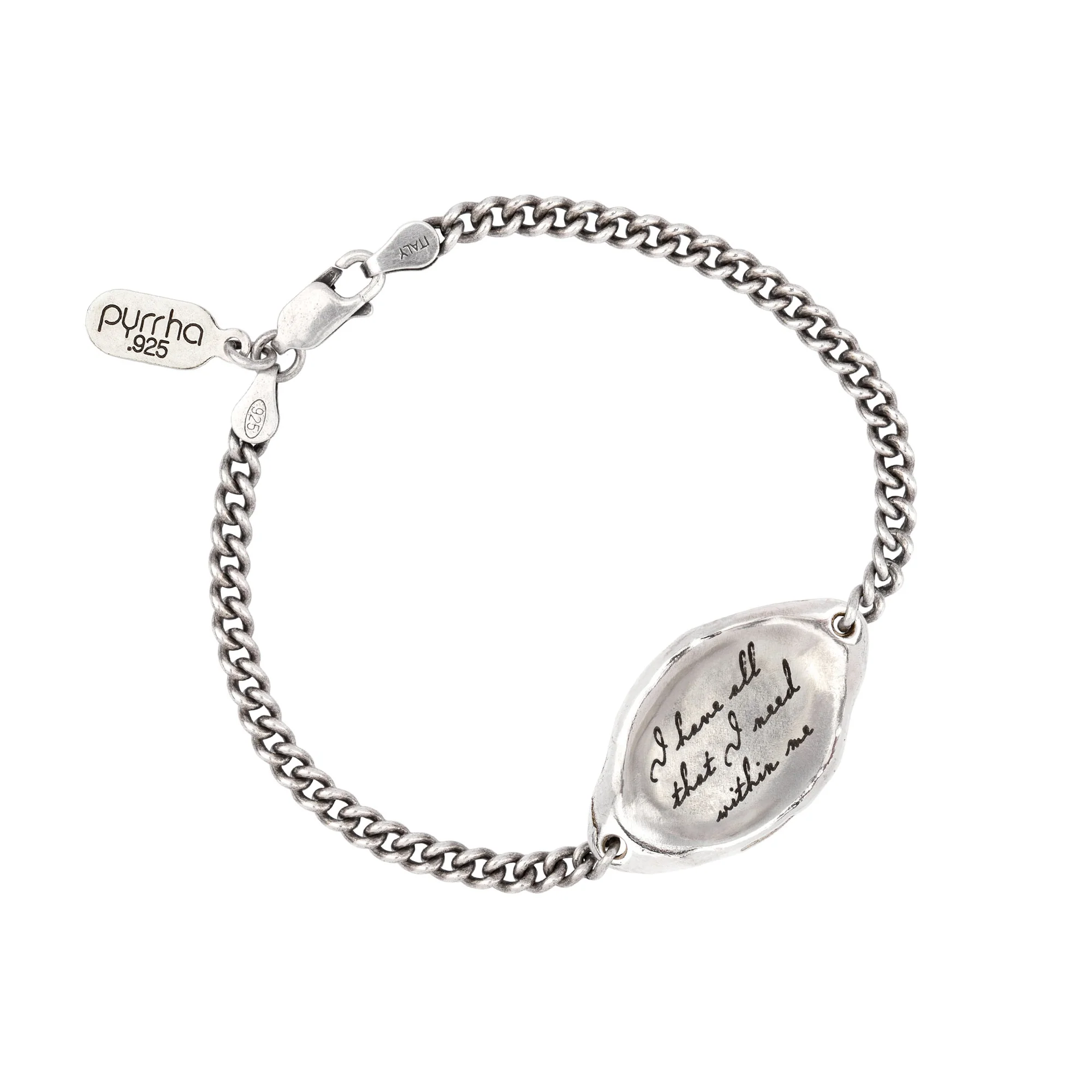I Have All That I Need Within Me Affirmation Talisman Chain Bracelet | Magpie Jewellery