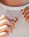 Tiny Maple Leaf Pendant Necklace | Magpie Jewellery