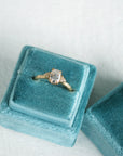 'Eloise' Gold & Moissanite Ring | Magpie Jewellery