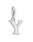 Polished Silver Letter Charm - Magpie Jewellery