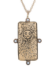 The Sun Tarot Card Necklace - Magpie Jewellery