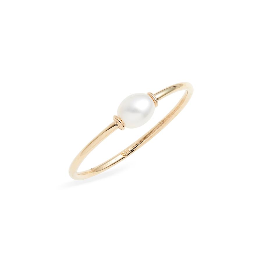 Petite Keshi Pearl Ring - Magpie Jewellery
