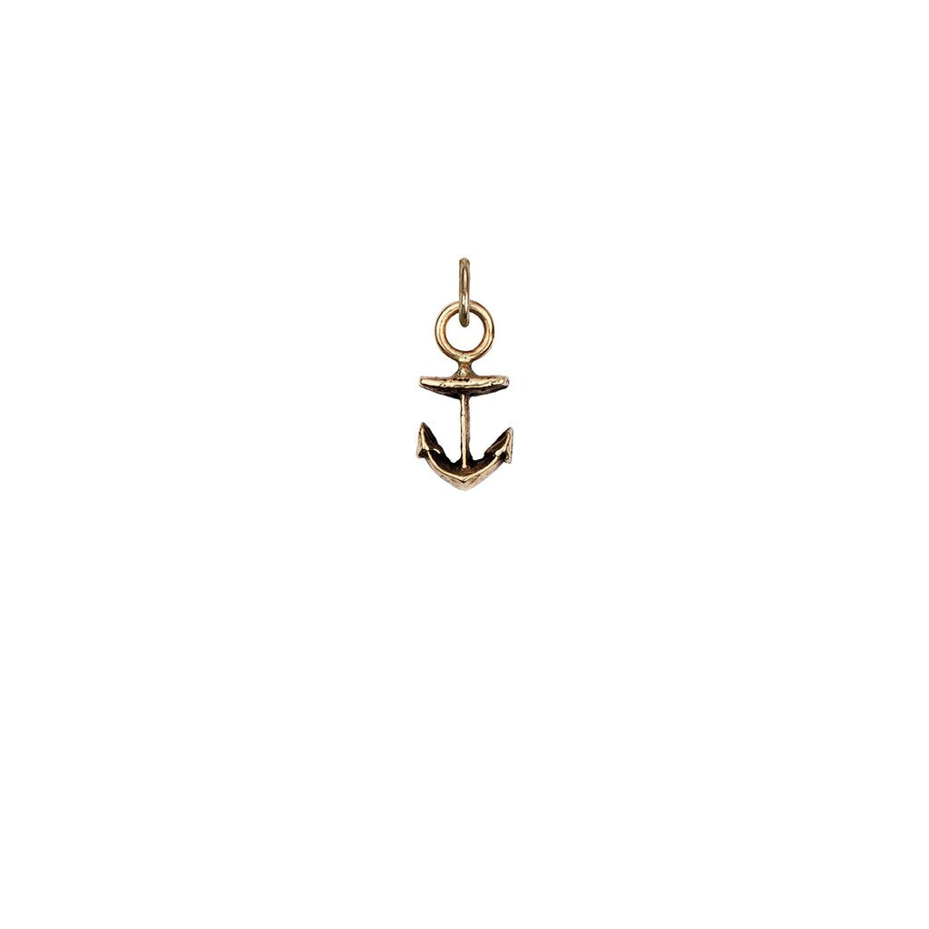 Anchor 14K Gold Symbol Charm | Magpie Jewellery