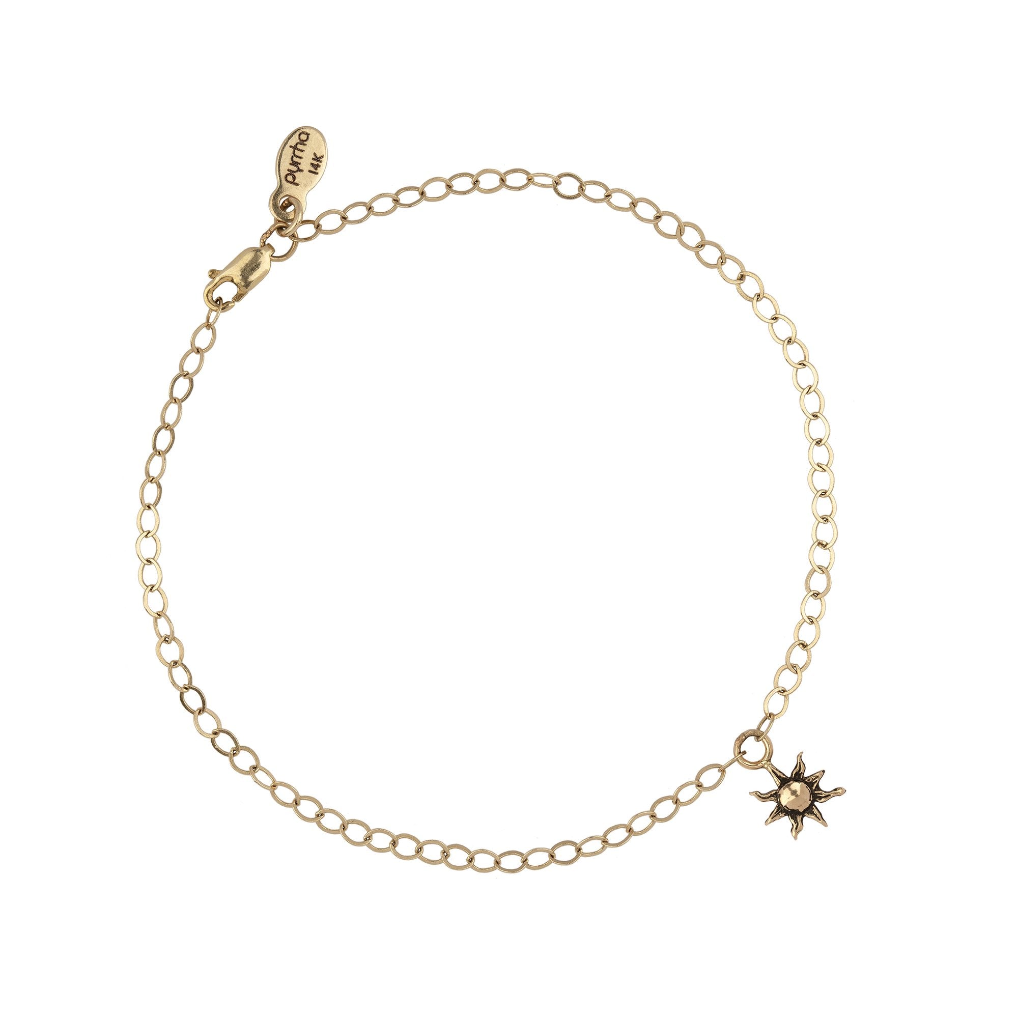 Sun charm bracelet store