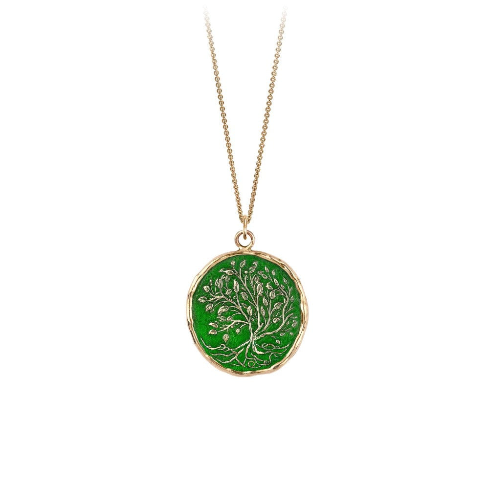 14k Gold Tree of Life Talisman - True Colours - Magpie Jewellery