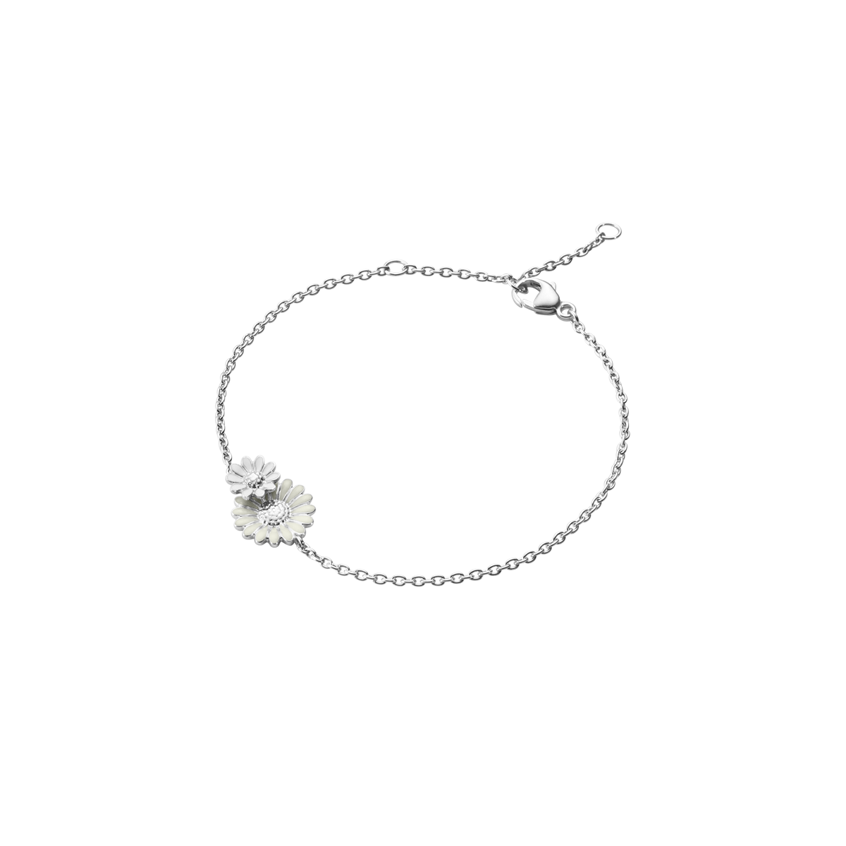 Silver daisy bracelet deals