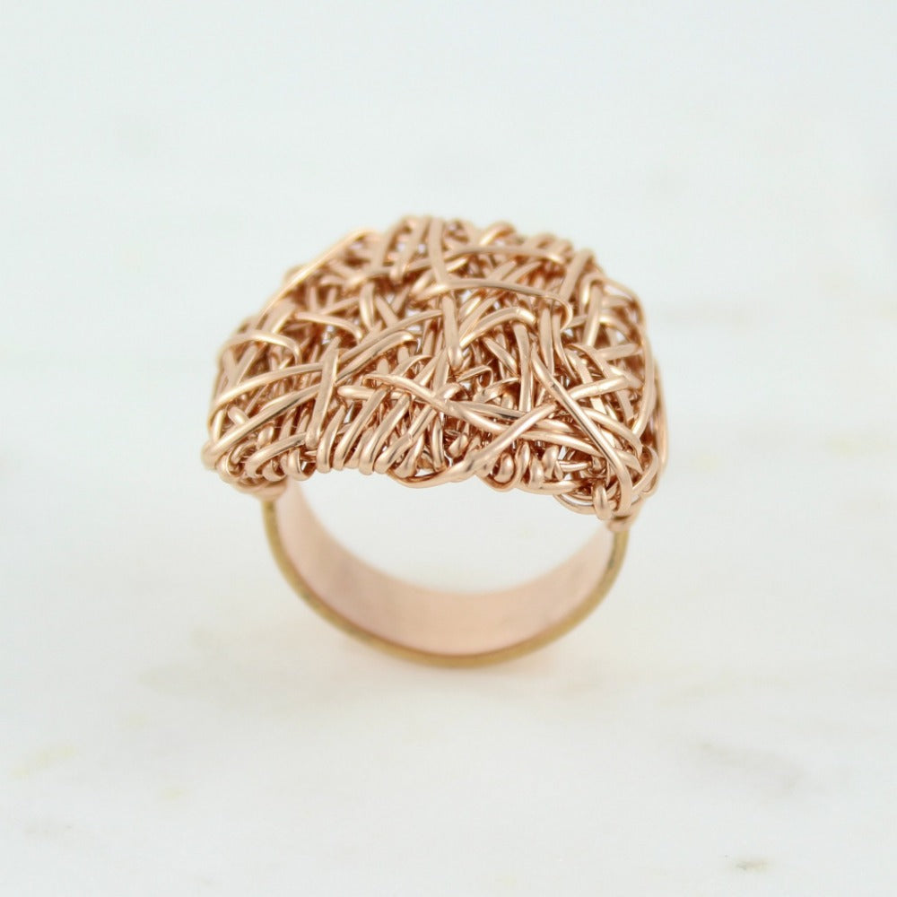 The Big Ring | Magpie Jewellery | Rose Gold | Detail Shot