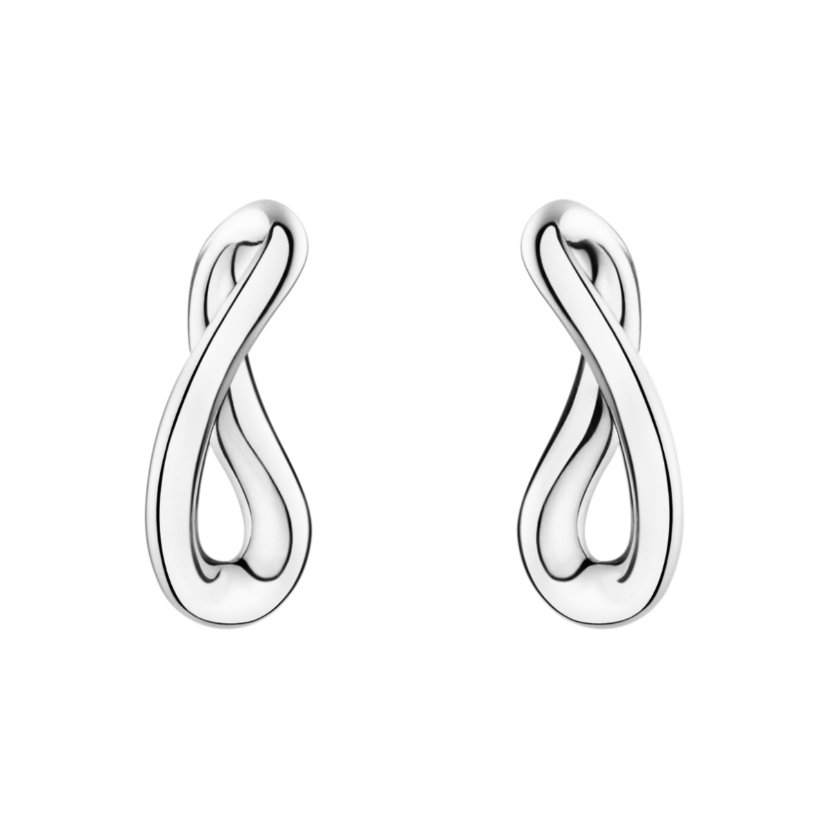 Infinity Ear Studs - Magpie Jewellery