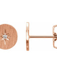 14k Diamond Starburst Earrings - Magpie Jewellery