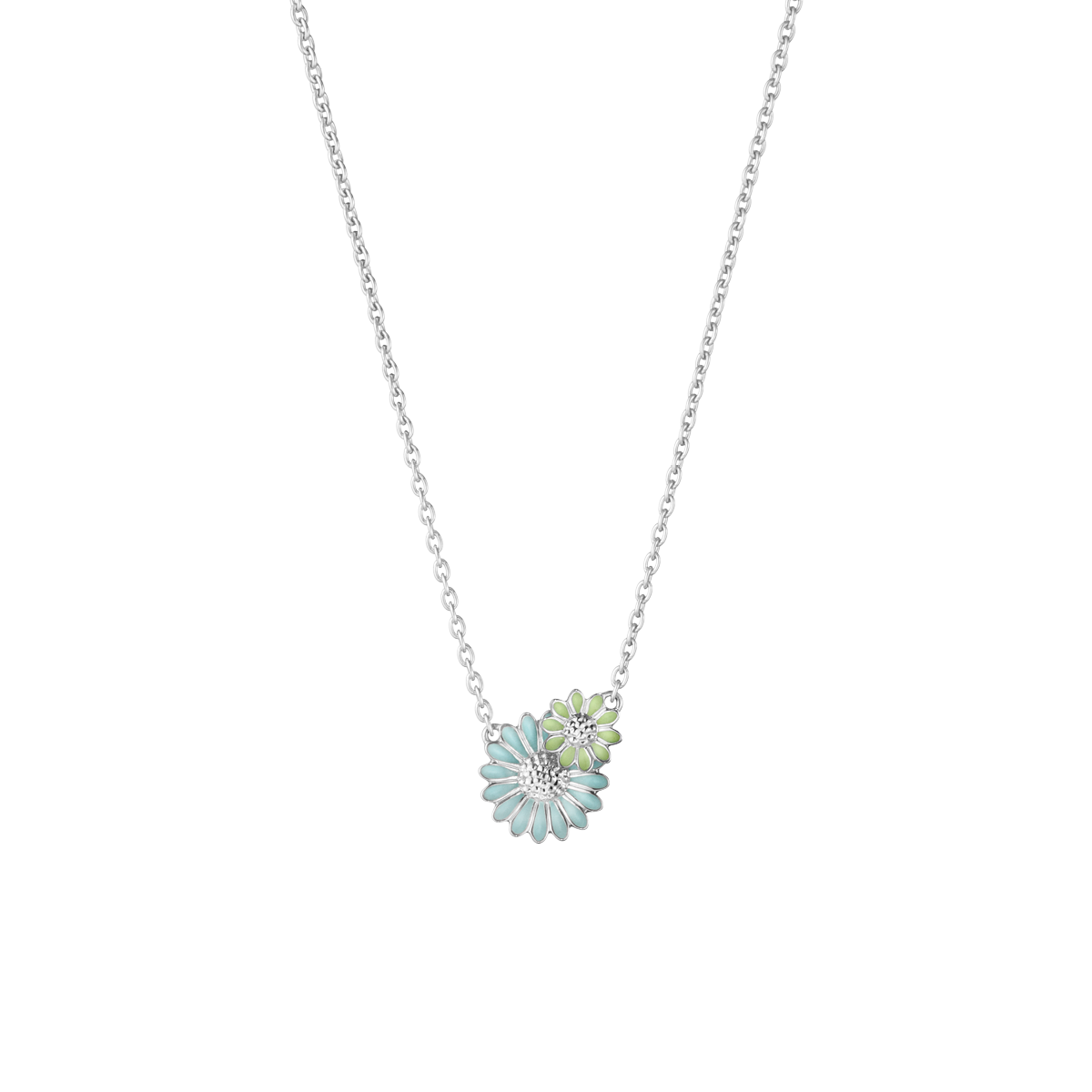 Blue deals daisy necklace