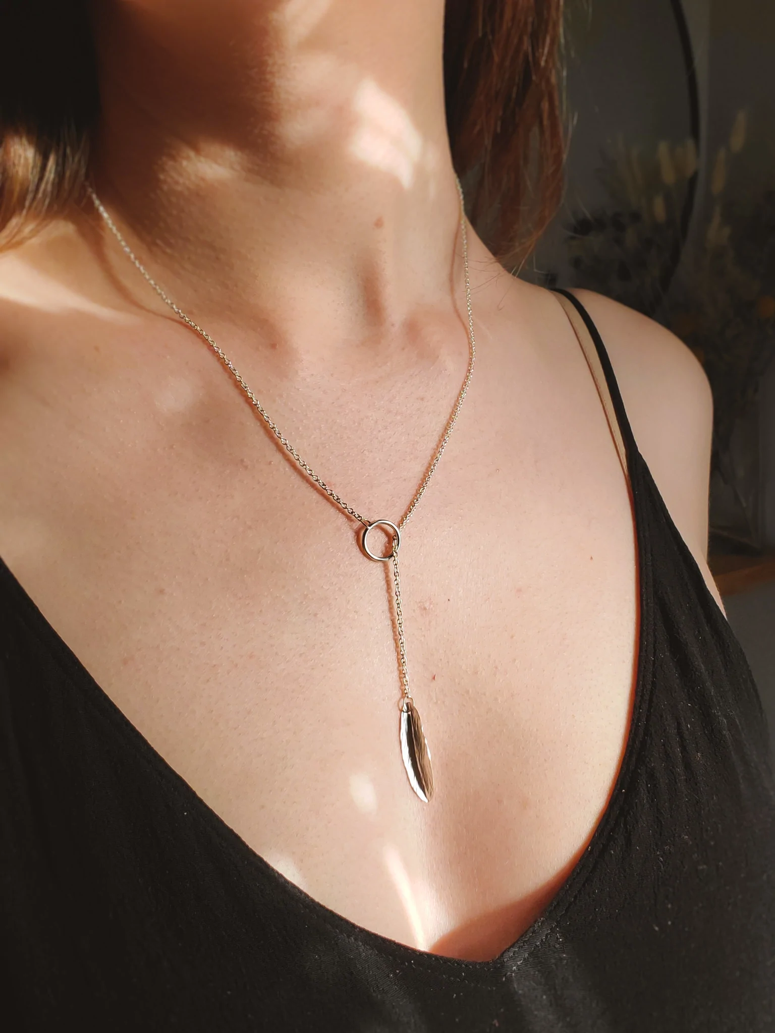 "Willow" Small Lariat Necklace - Magpie Jewellery