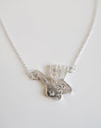 Two-Headed Rabbit Necklace - Magpie Jewellery