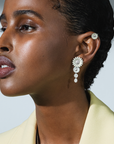 DAISY White Earrings | Magpie Jewellery
