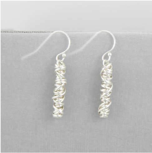 Sterling Silver Twist Earring - Small | Magpie Jewellery