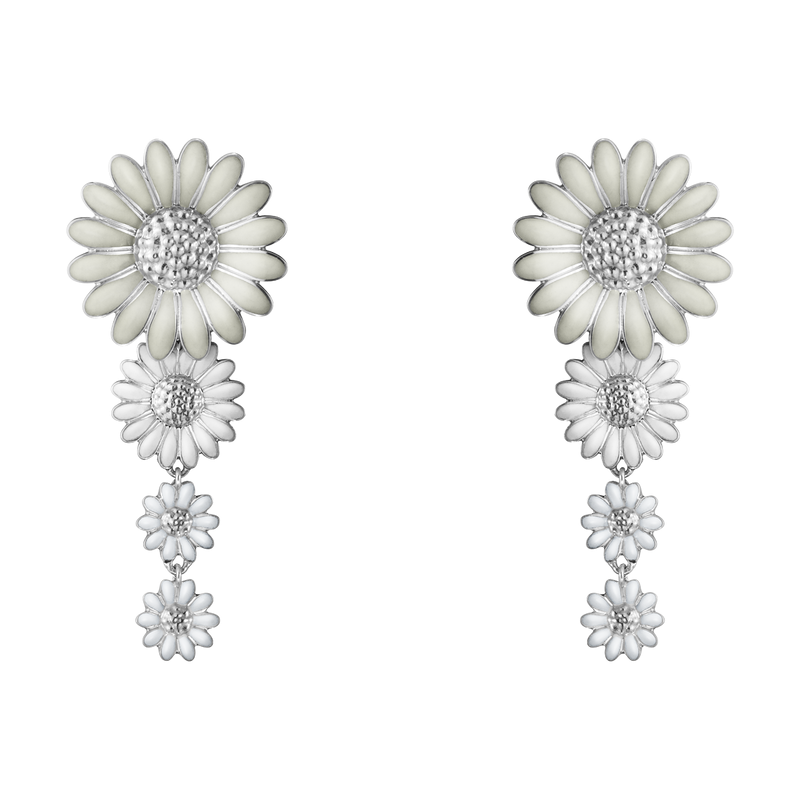 DAISY White Earrings | Magpie Jewellery