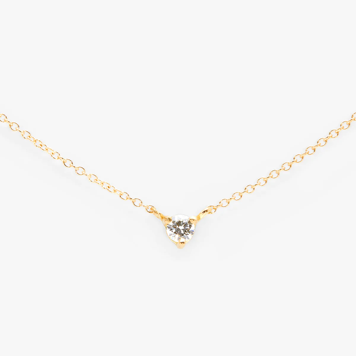 White Diamond  Birthstone Necklace | Magpie Jewellery
