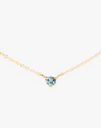 Aquamarine Birthstone Necklace | Magpie Jewellery