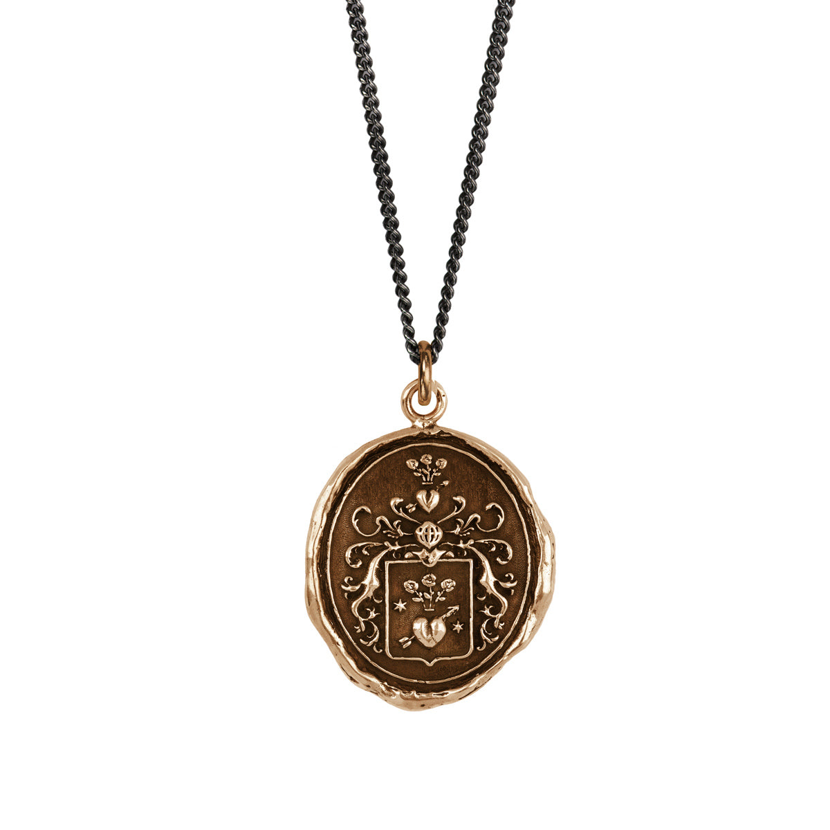True Love Talisman Bronze Curb | Magpie Jewellery