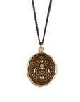 True Love Talisman Bronze Curb | Magpie Jewellery
