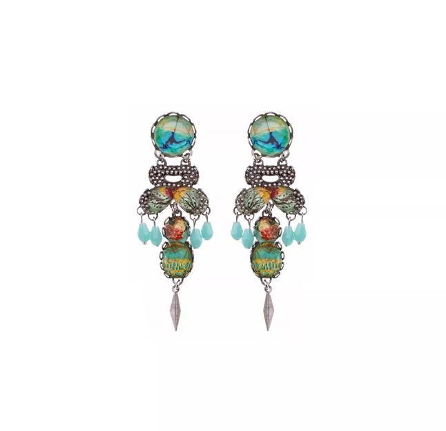 Clover Blooms, 'Alsobia' Earrings - Magpie Jewellery