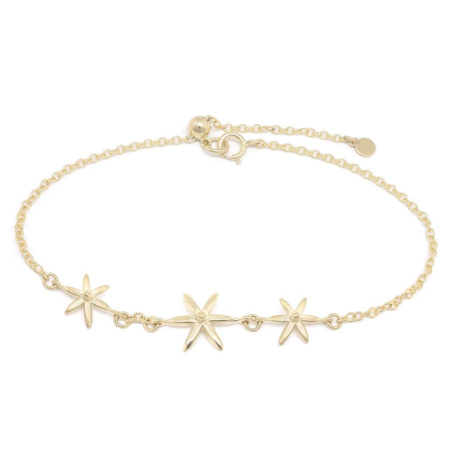 Triple Star Bracelet YG | Magpie Jewellery