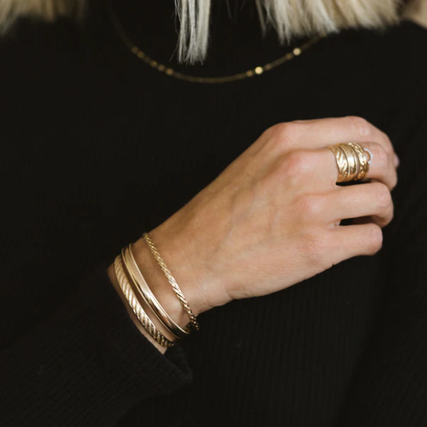 Bardot Cuff Bracelet - Magpie Jewellery