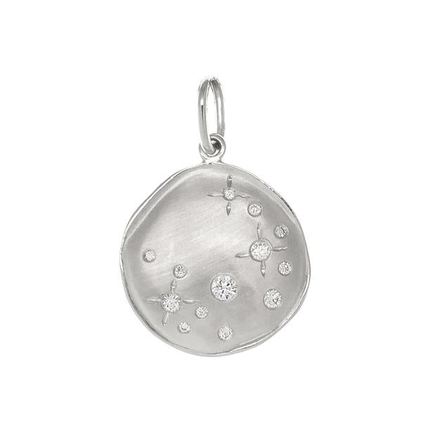&#39;Luna&#39; Scattered Star Coin Charm - Magpie Jewellery